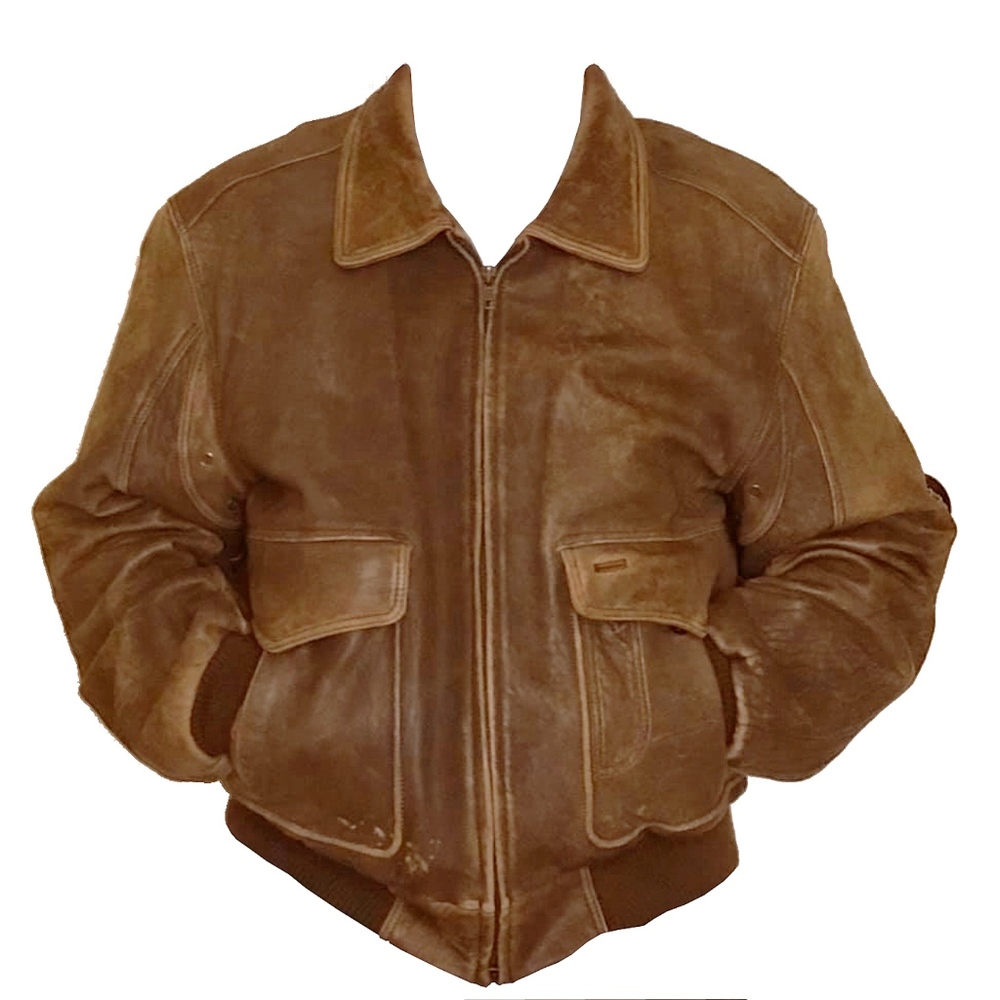MEMBERS ONLY EXPRESS Vintage Leather Coat Size 44